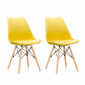 Aga 2x Трапезен стол MR2035 Жълт
