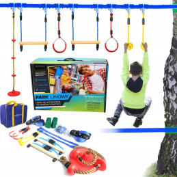 Преносимо трасе с препятствия за деца - въжен парк