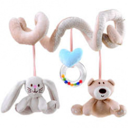 Плюшена спирала за количка ZA4416