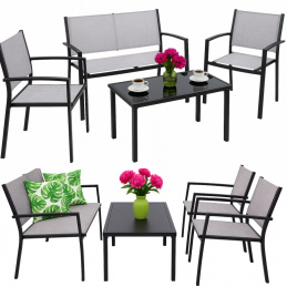 Градинско обзавеждане - диван, 2 фотьойла, маса