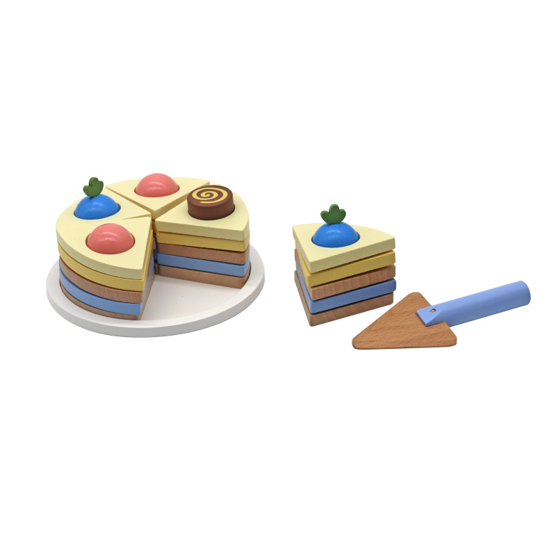 Aga4Kids Дървена торта за рязане за деца