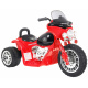 Детски велосипед с батерии Chopper Red + 3 колела + звуци + LED светлини