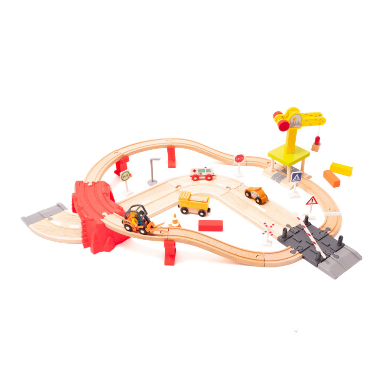 Aga4Kids Дървено влакче 32 части DS5643