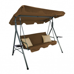 Aga Градинска люлка 170x118x153 см Кафява
