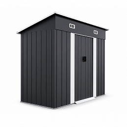 Aga Градинска къща 222x174x125 см Тъмно сива