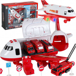 Транспортен самолет Aga + 3 пожарни автомобила