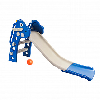 Aga4Kids Пързалка с дръжка 130 см DS3701 Синя
