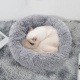 Космато легло за куче, сиво 22759