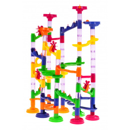 Сгъваема писта с топка за деца 3+ Части за изграждане 105 el. + 30 топки