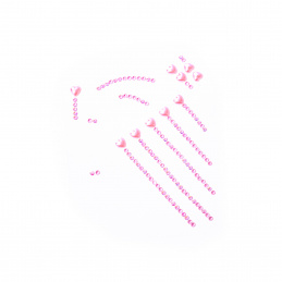 Aga4Kids Самозалепващи се камъчета DS8113D