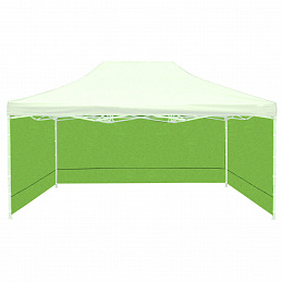 Aga Странични панели за търговски щанд 3x4,5m Светлозелени