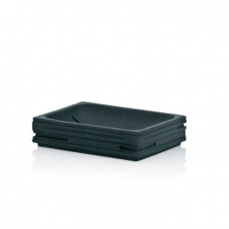 Поставка за сапун POSIDON поли черна - Kela