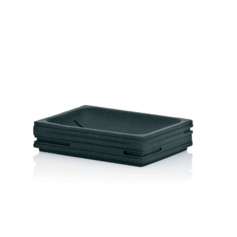 Поставка за сапун POSIDON поли черна - Kela