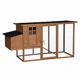 Къща за кокошки Aga 198x75x103 см