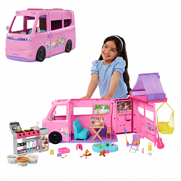 Barbie Dream Camper Кемпер на мечтите с палатка HRJ78