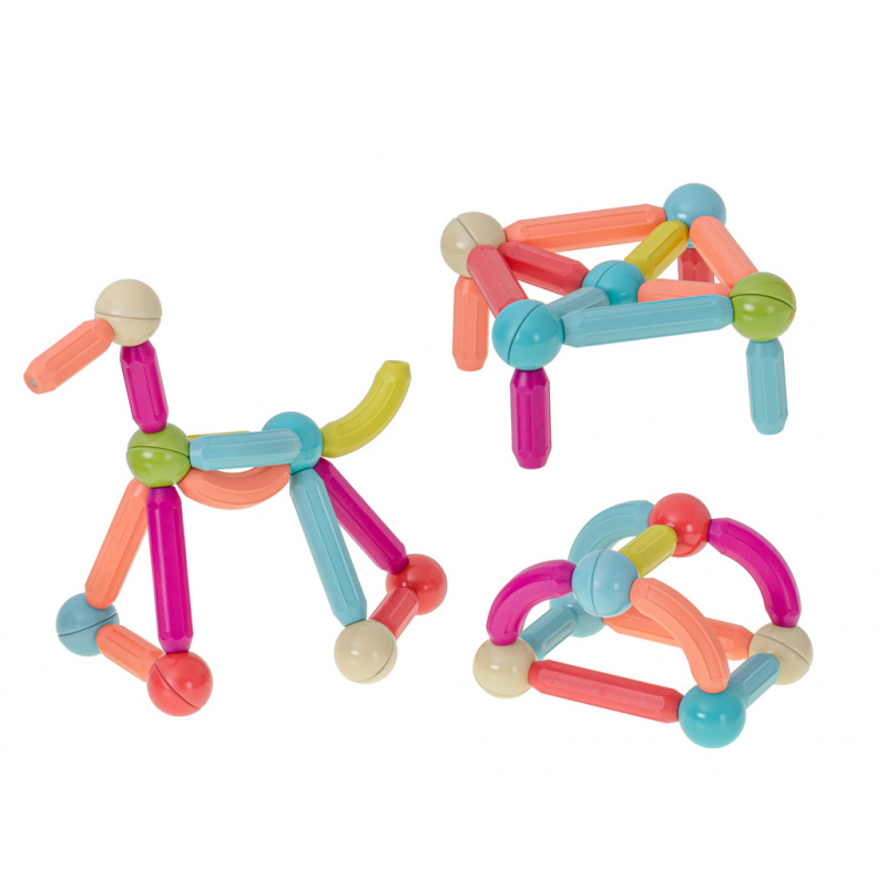 Магнитни кубчета Aga за малки деца 100 броя