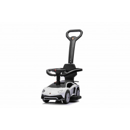 Lamborghini Aventador SV Push Ride, бял пушър