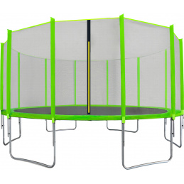 Aga SPORT TOP Батут 500 см Светлозелен + защитна мрежа