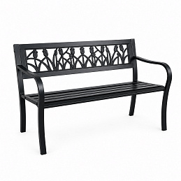 Градинска пейка Aga Kovová 125x53x77 см