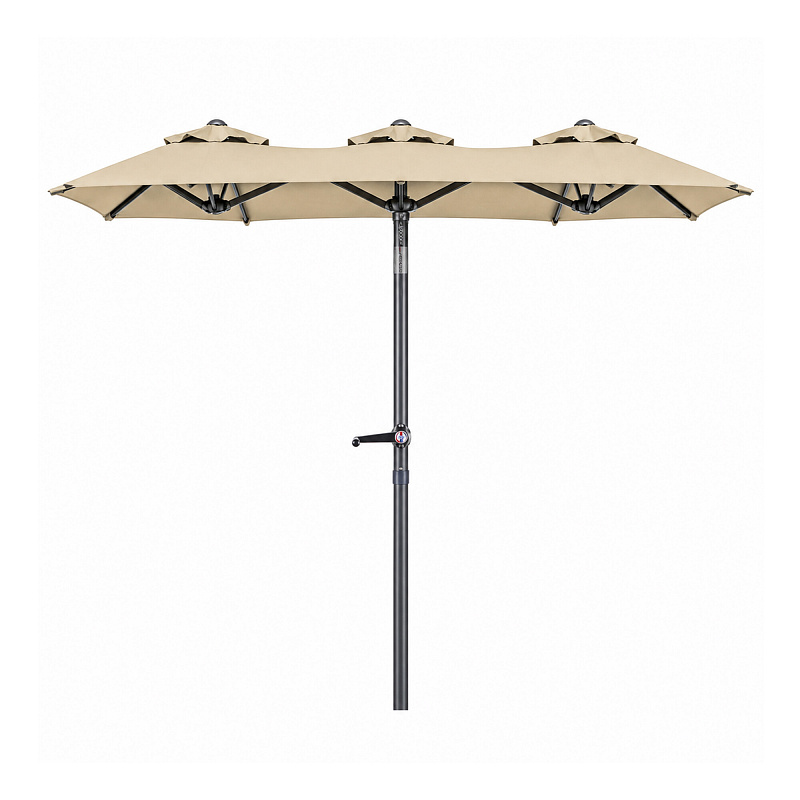 Linder Exclusiv Градински чадър 300x150x220 см Бежов