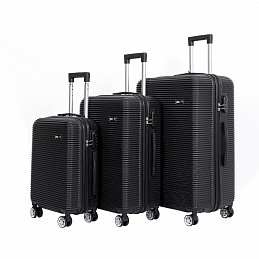 Aga Travel Комплект пътнически куфар MR4651 Black