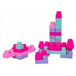 Комплект меки блокчета 32 бр. Розово + Куфар