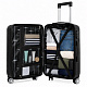 Aga Travel Комплект пътнически куфар MR4651 Black