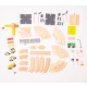 Aga4Kids Дървено влакче 36 части DS5642