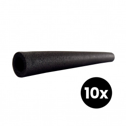 Aga Пяна защита за стълбове на батут 70 см Черна 10 бр.