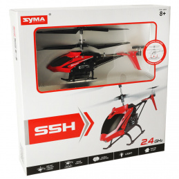 Сима RC хеликоптер SYMA S5H 2.4GHz RTF червен