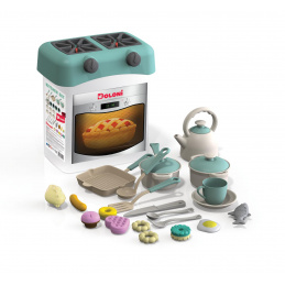 Doloni Пластмасова кухня Тюркоаз + аксесоари 34 бр