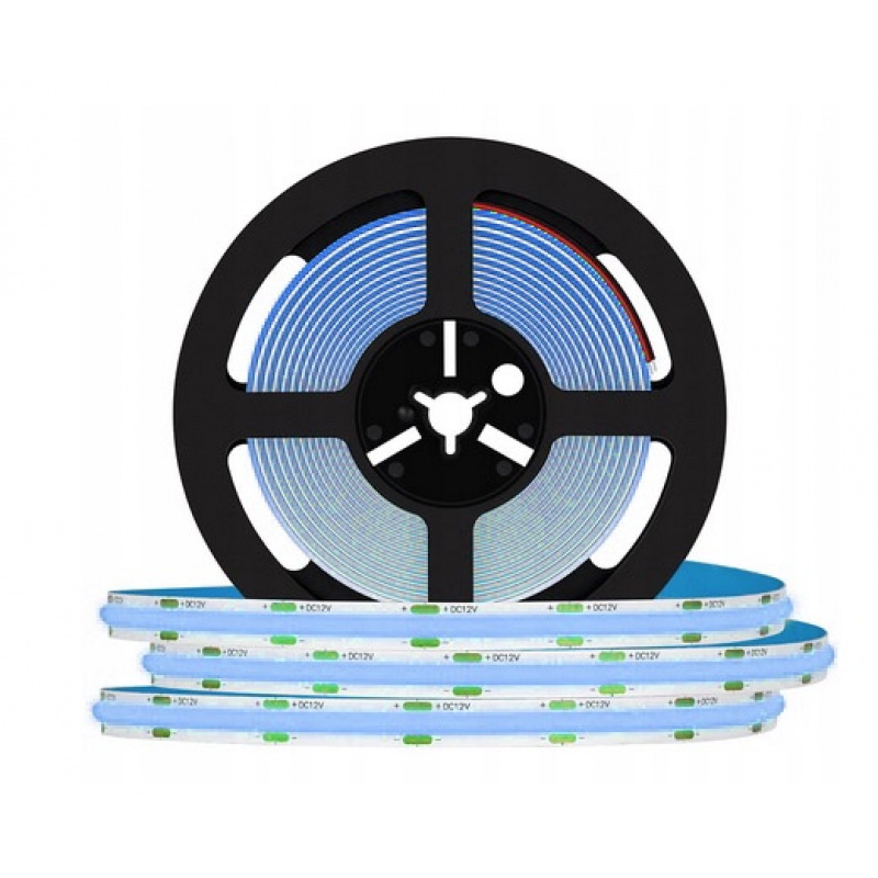 LED лента NEON COB хомогенна - 12V - 5 m - синя