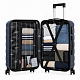 Aga Travel Комплект пътни куфари MR4687 Син