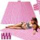 Aga Плажно одеяло за пикник 200x200cm Pink
