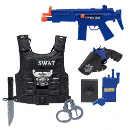 Aga4Kids Детска полицейска жилетка с аксесоари